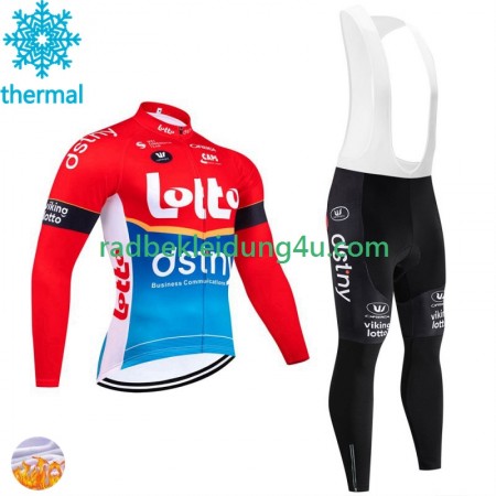 Set Langarmtrikot + Trägerhose Lange Winter Thermal Fleece Lotto Dstny 2024
